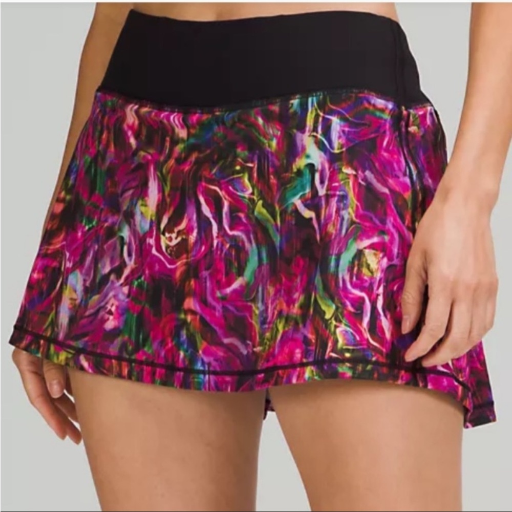 LULULEMON PACE RIVAL SKIRT-HYPER FLOW PINK.